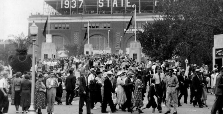 Grandstand Ramp at 1937 State Fair