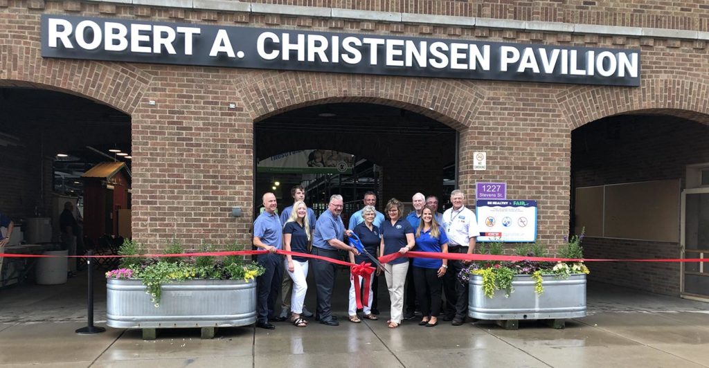 Robert A Christensen Pavilion ribbon cutting ceremony