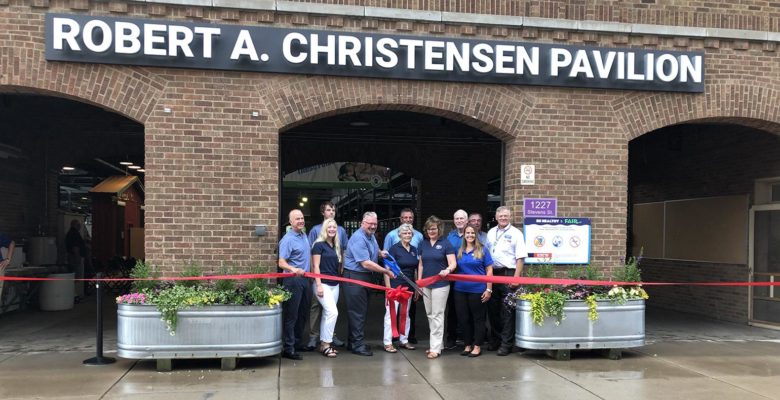 Robert A Christensen Pavilion ribbon cutting ceremony