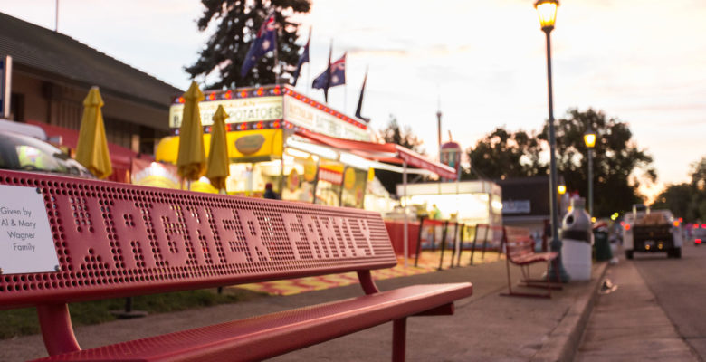 Red Foundation bench