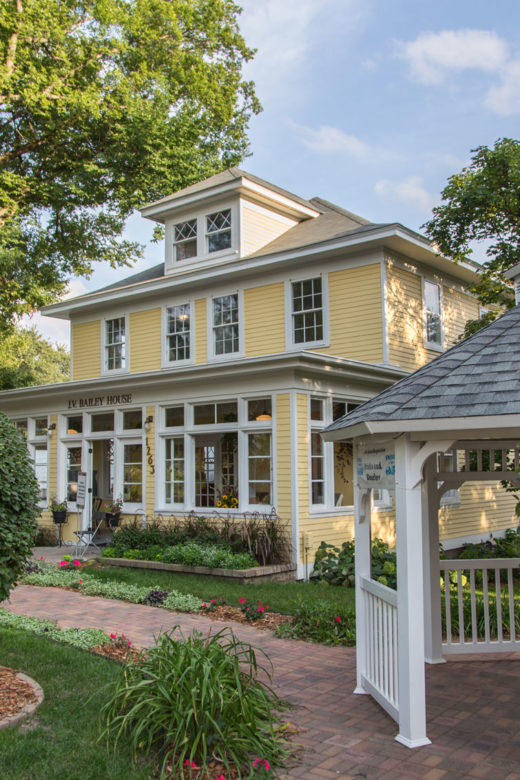 J.V. Bailey House and gazebo