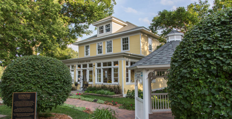 J.V. Bailey House and gazebo