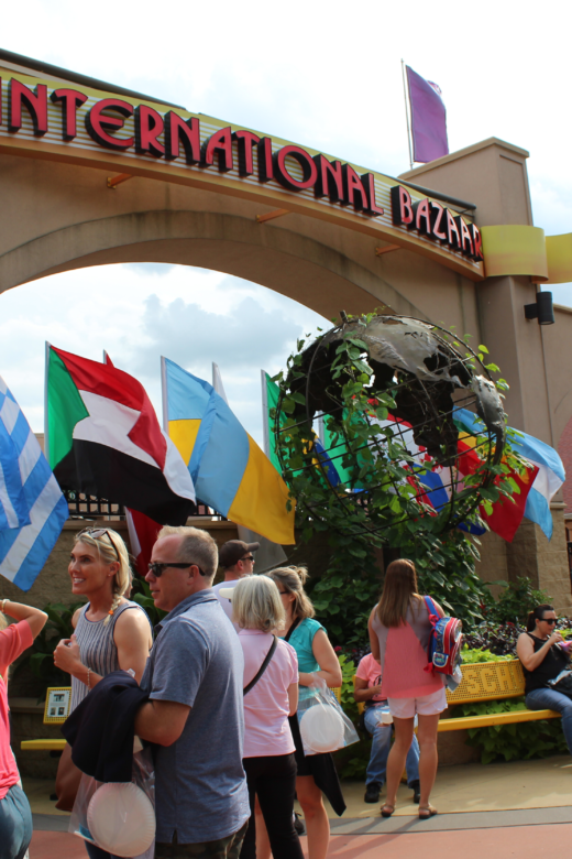 Taste of the Fair guests at International Bazaar